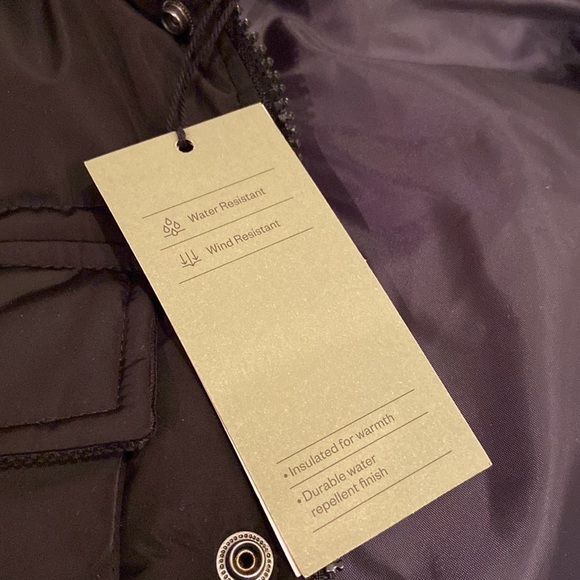 Men's Corduroy Collar Midweight Puffer
Jacket - Goodfellow & Com Black - Picture 5 of 8